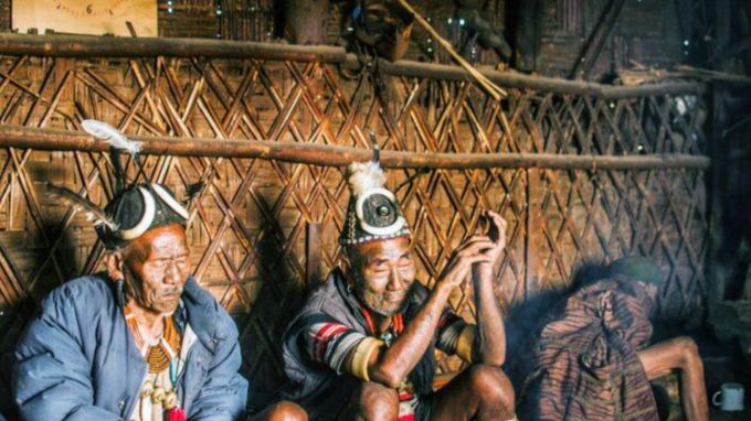 Konyak Naga Tribe that are known as headhunters is one of the unique customs of northeast India