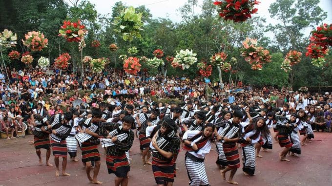Celebration of Chavang Kut festival of Kuki community