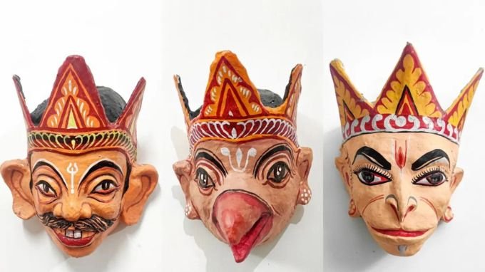 Mukha (Mask) used in Bhaona performance