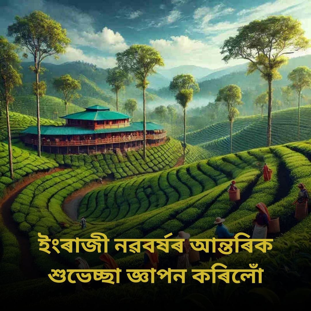 New Year with Assamese wishes, photos, and captions for Facebook & Instagram