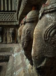 Hayagriva_Madhava_Temple-Elephant on the walls